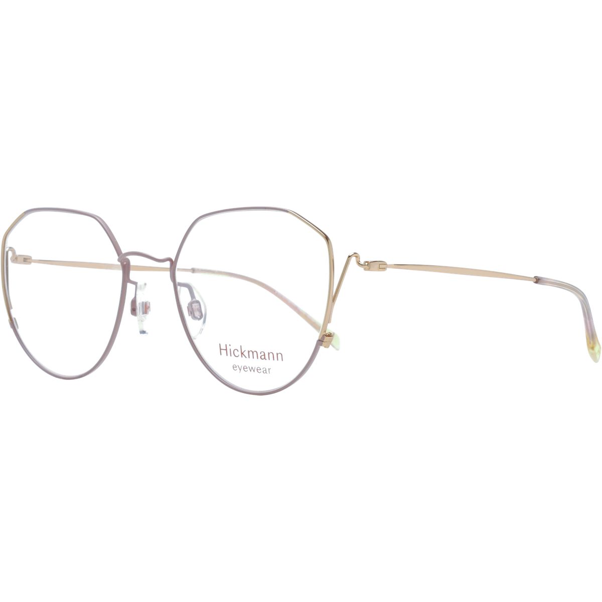 Geometrische Brille mit Metallrahmen