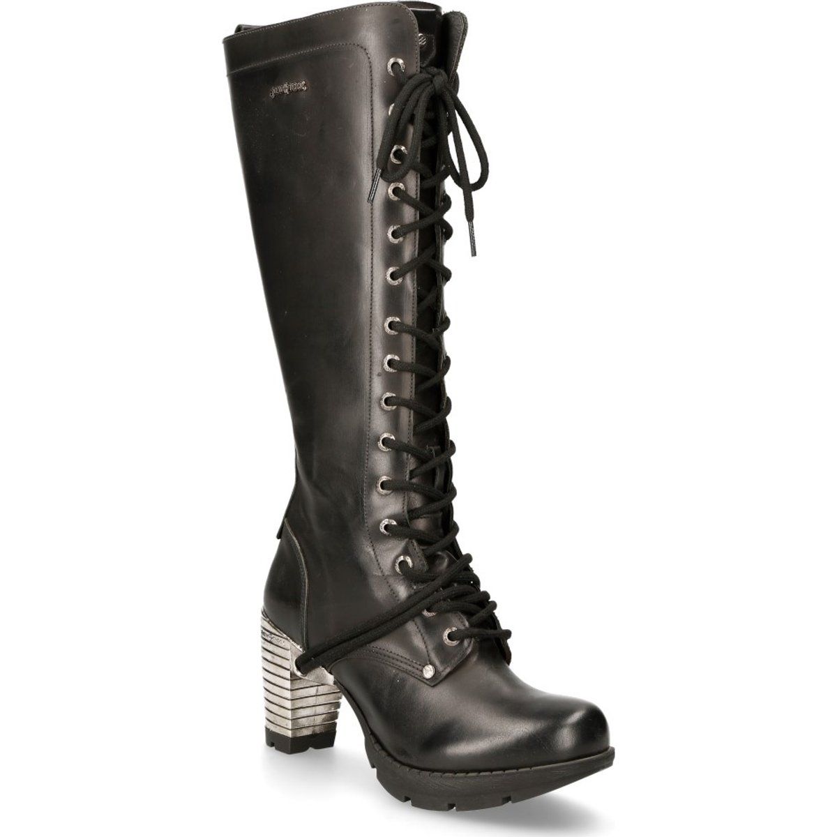 Gothic Schnürstiefel für Damen, kniehoch