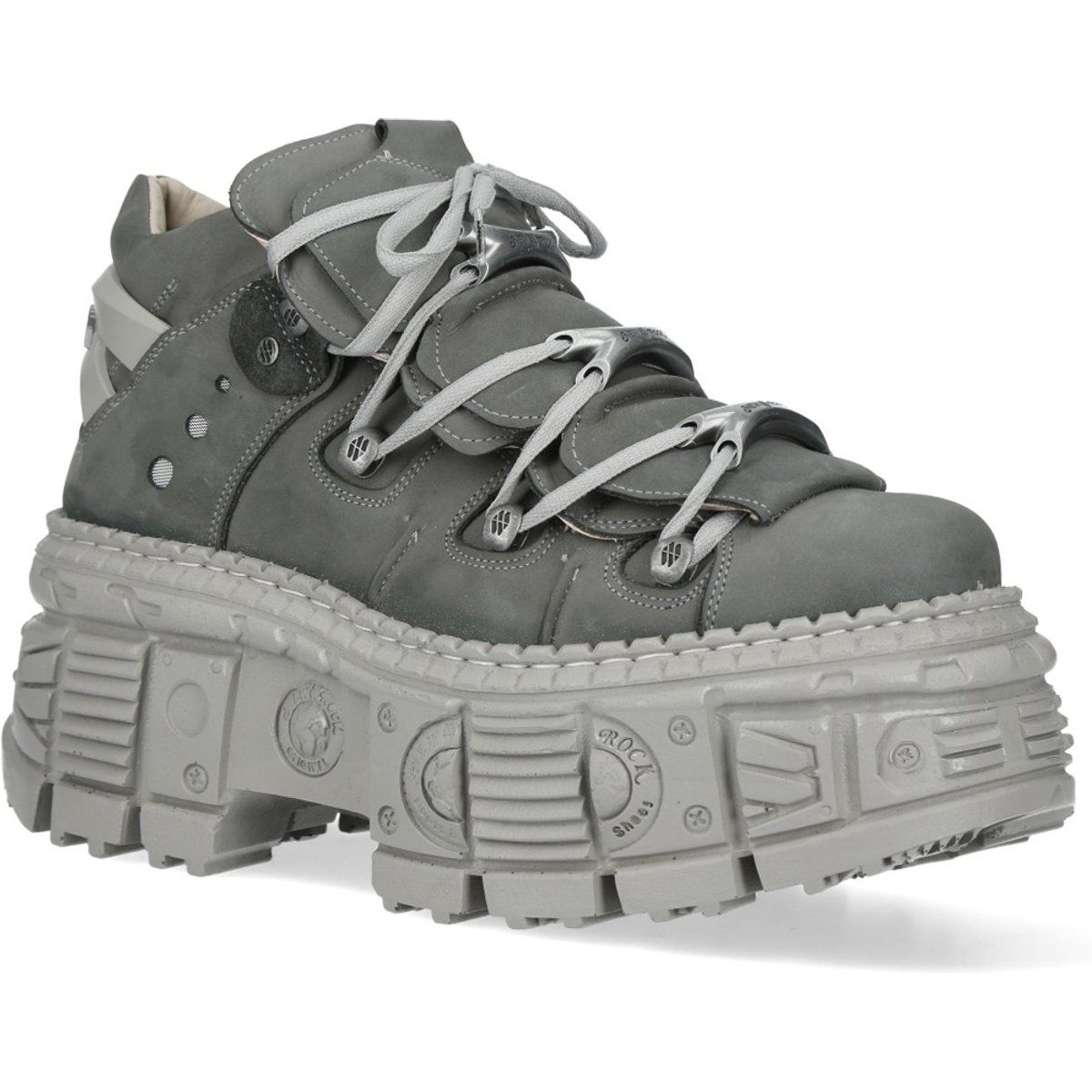 Massive Industrie Plateau Stiefeletten