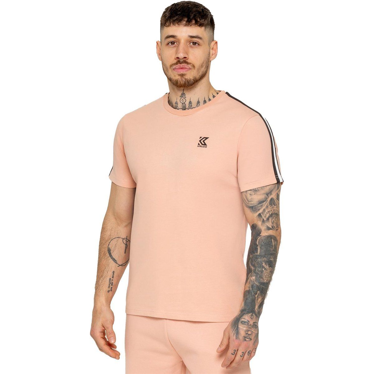 Herren Sportliches Tape T-Shirt