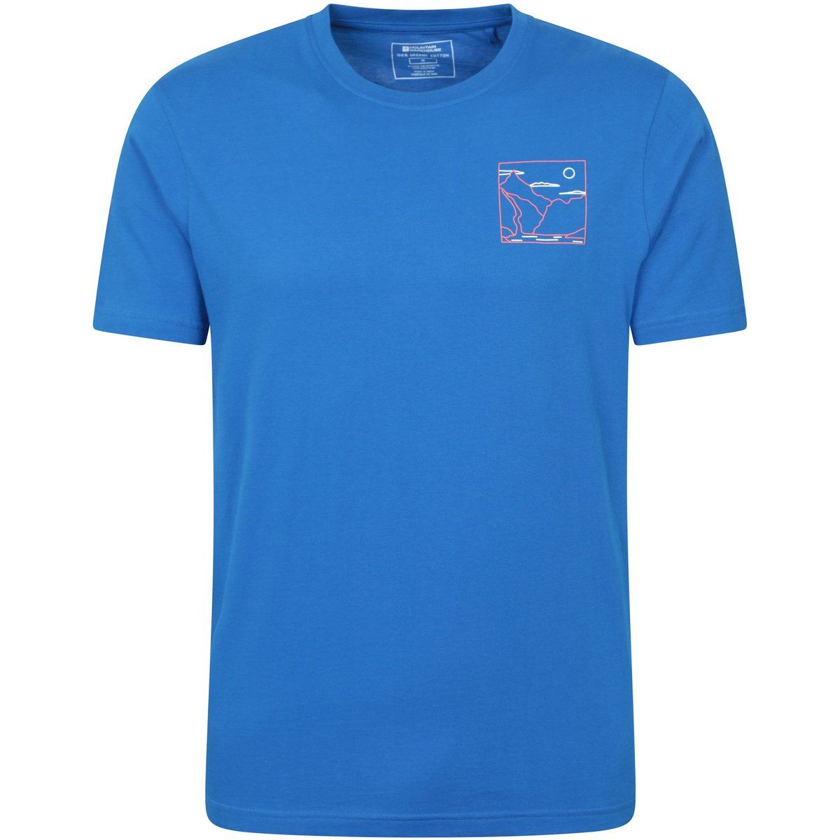 Herren T-Shirt mit Grafikprint und Rundhalsausschnitt