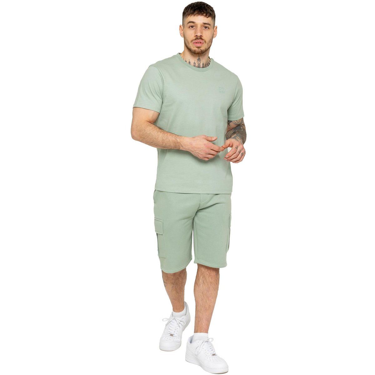 Herren Freizeit T-Shirt und Shorts Set