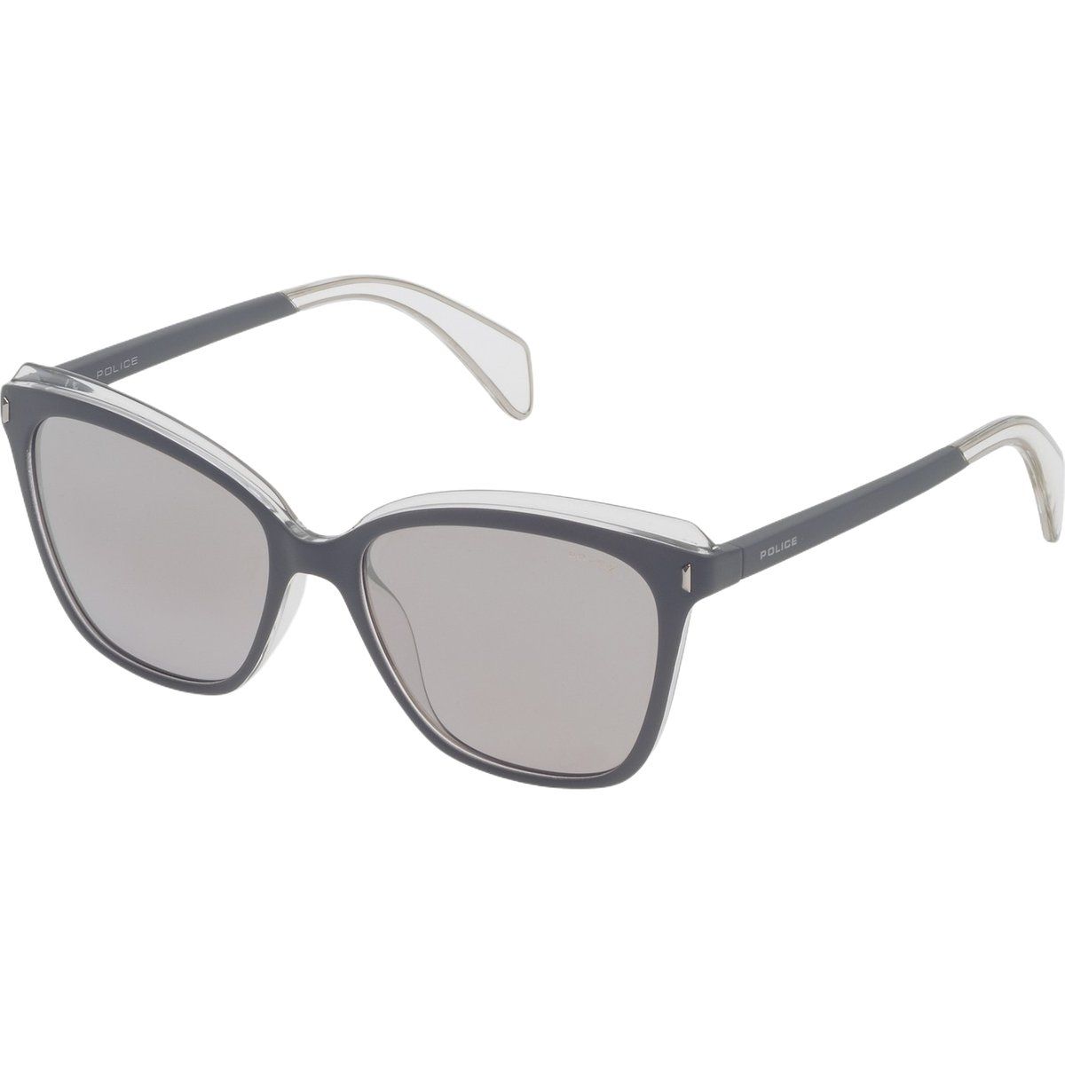 Cat-Eye Sonnenbrille mit transparentem Detail