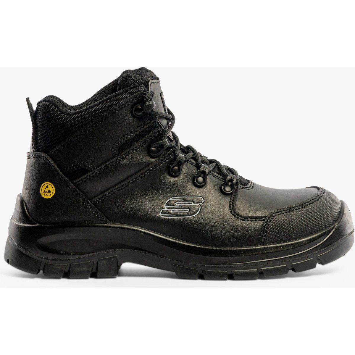 Skechers Work 200187EC/BLK TROPHUS - KILRAM Herren Sicherheitsschuhe Schwarz