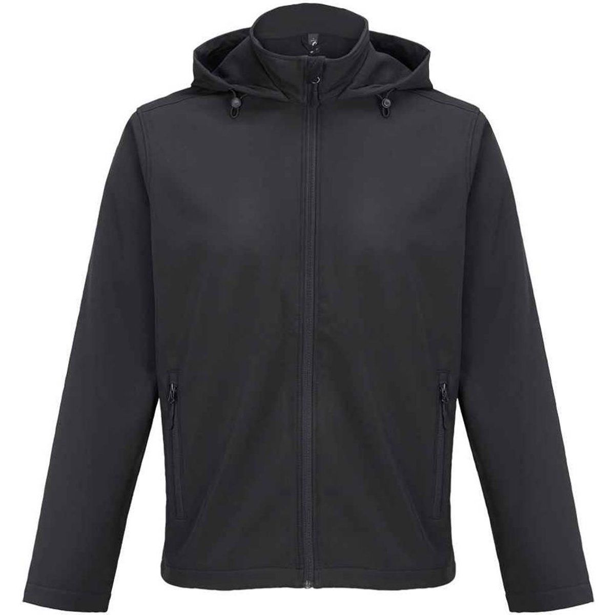 Herren Softshelljacke mit Kapuze