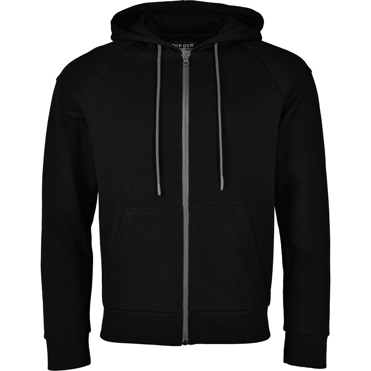 Klassische Kapuzenjacke mit Reißverschluss