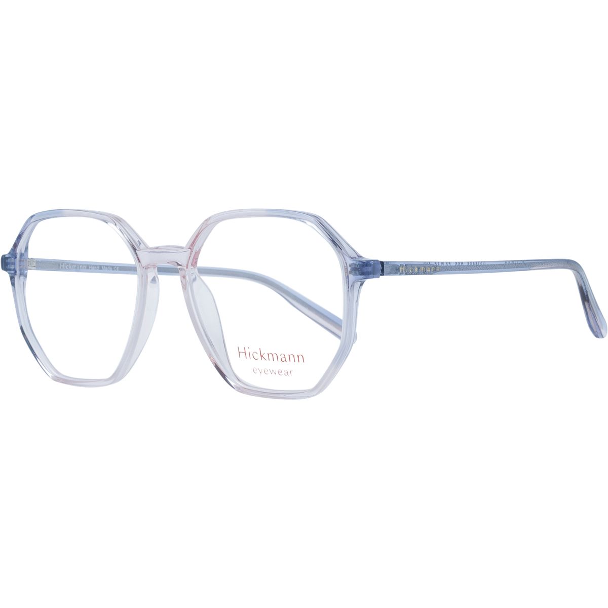 Achteckige Acetatfassung Brille mit klaren Gläsern