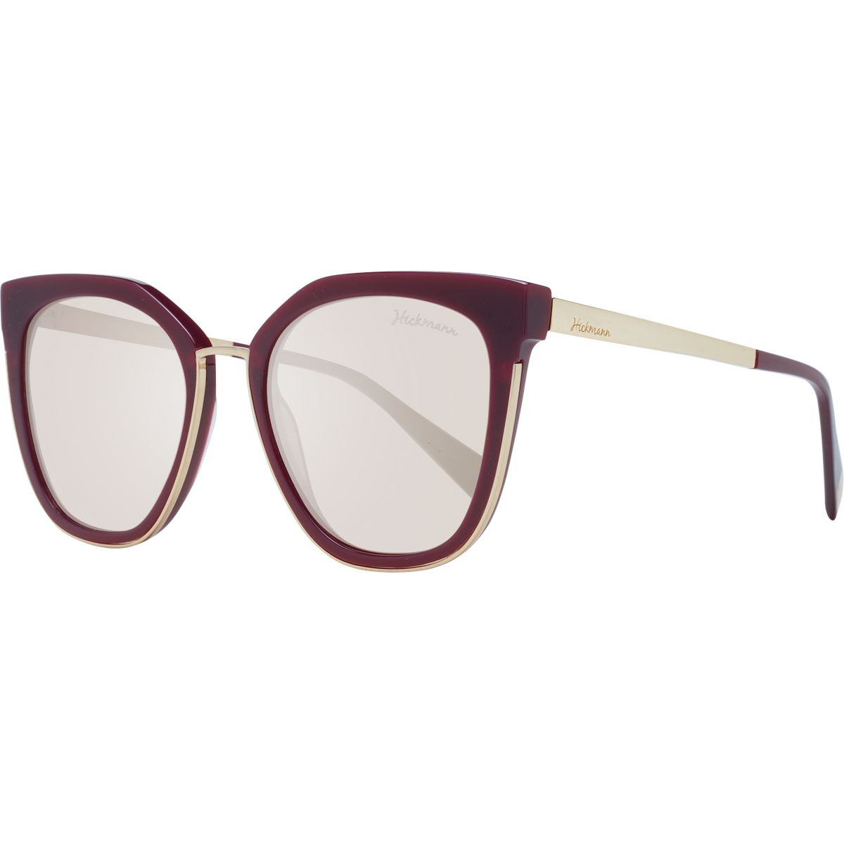 Cat-Eye Sonnenbrille mit goldenen Akzenten
