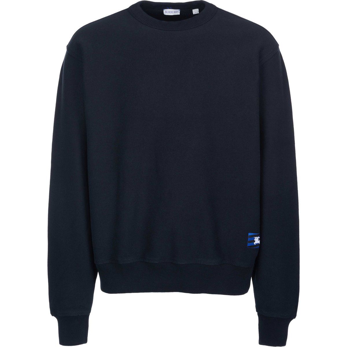 Übergroßes Baumwoll-Sweatshirt mit Rundhalsausschnitt
