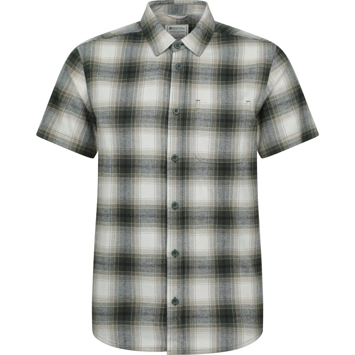 Mountain Warehouse - "Trace" Hemd für Herren kurzärmlig (Grün)