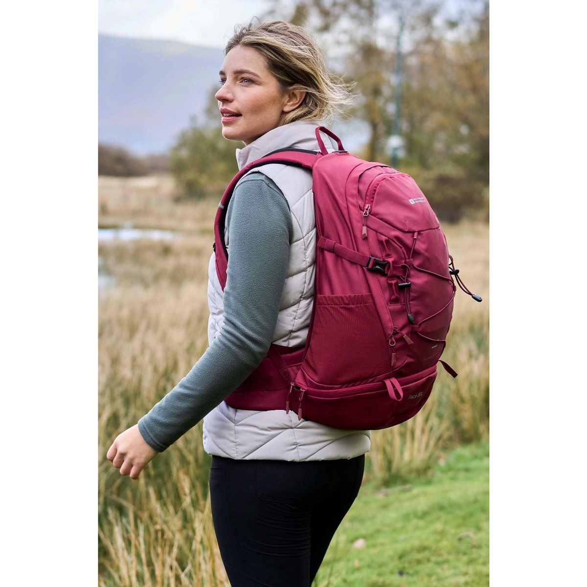 Mountain Warehouse - Rucksack "Pace", 30L (Dunkelrot)
