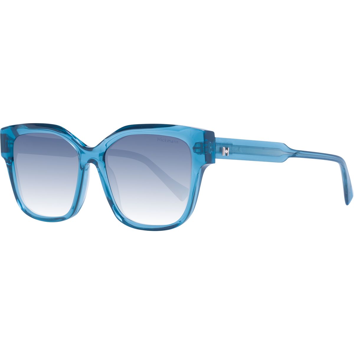 Blaue Acetat Sonnenbrille mit quadratischem Rahmen