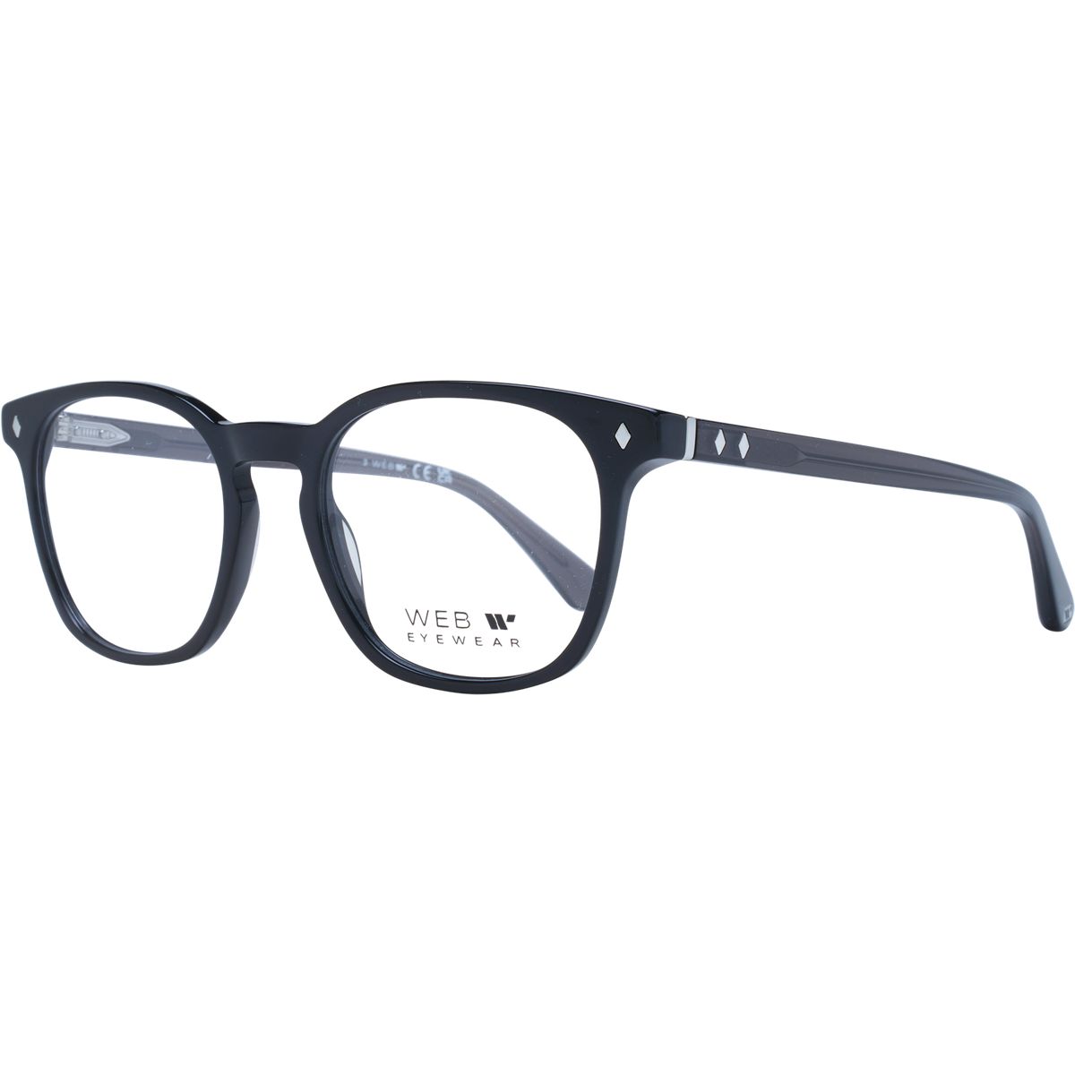 Klassische schwarze Vollrandbrille