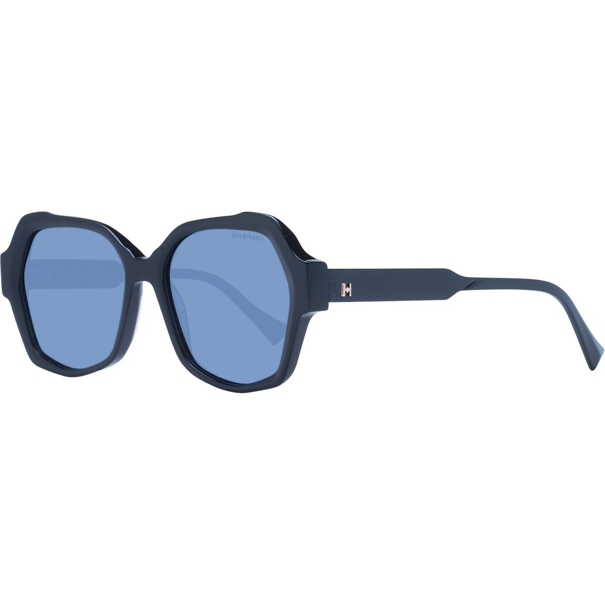 Eckige schwarze Acetat-Sonnenbrille