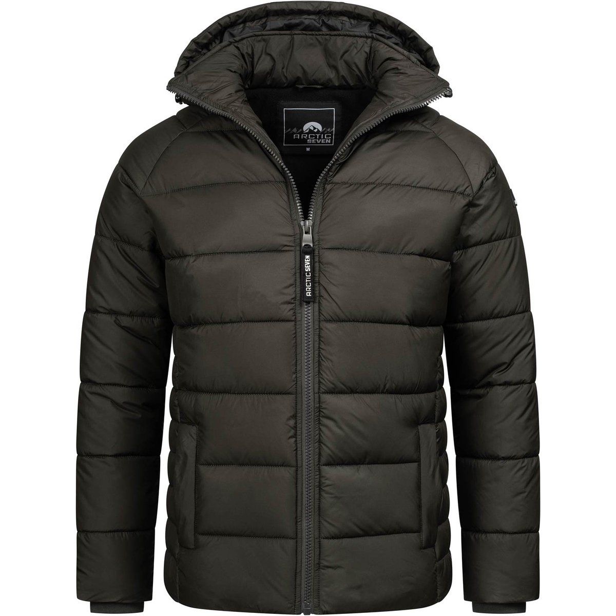 Herren Steppjacke mit Kapuze
