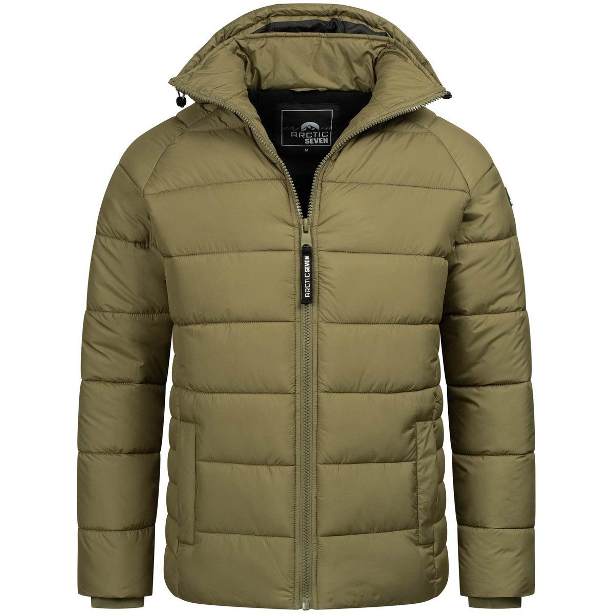 Herren Steppjacke mit Kapuze
