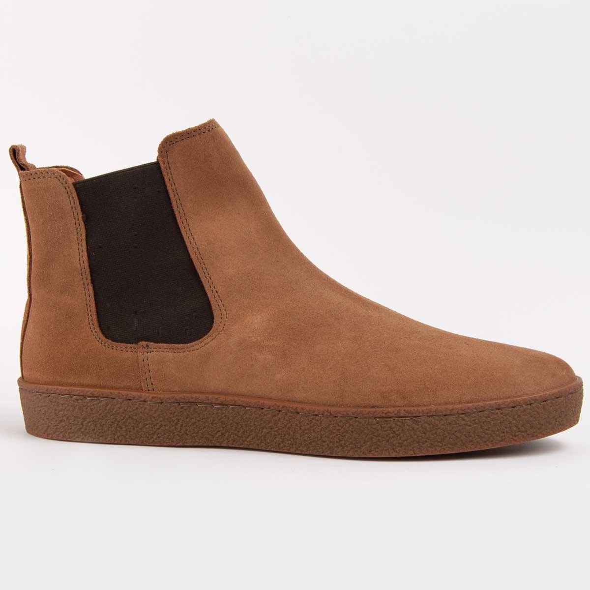 Chelsea-Boot aus Wildleder mit Gummisohle