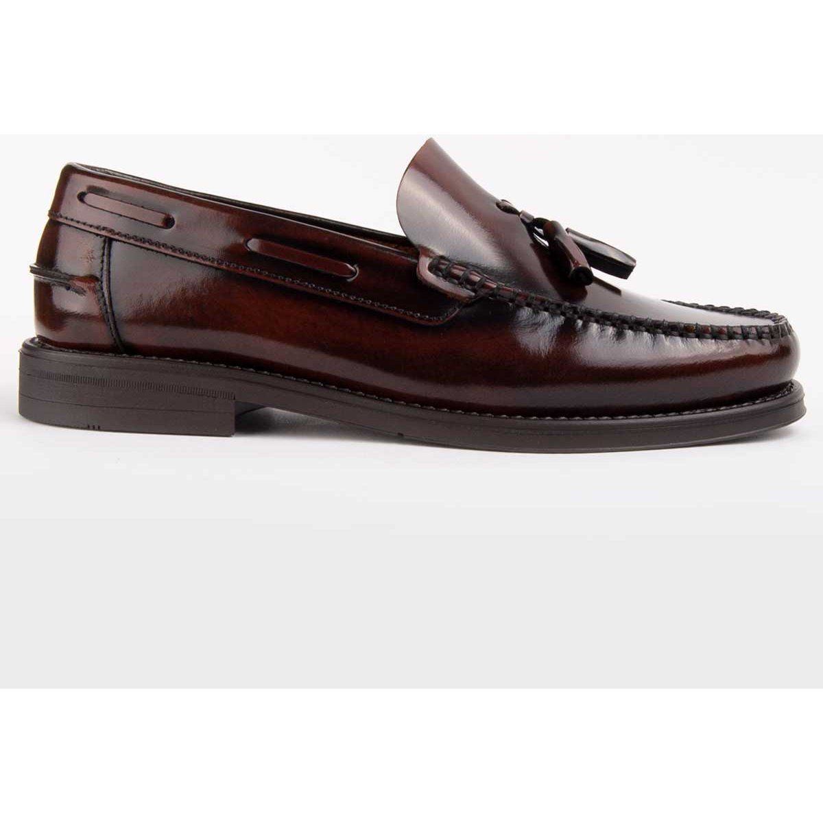 Klassischer Leder-Tassel-Loafer-Schuh