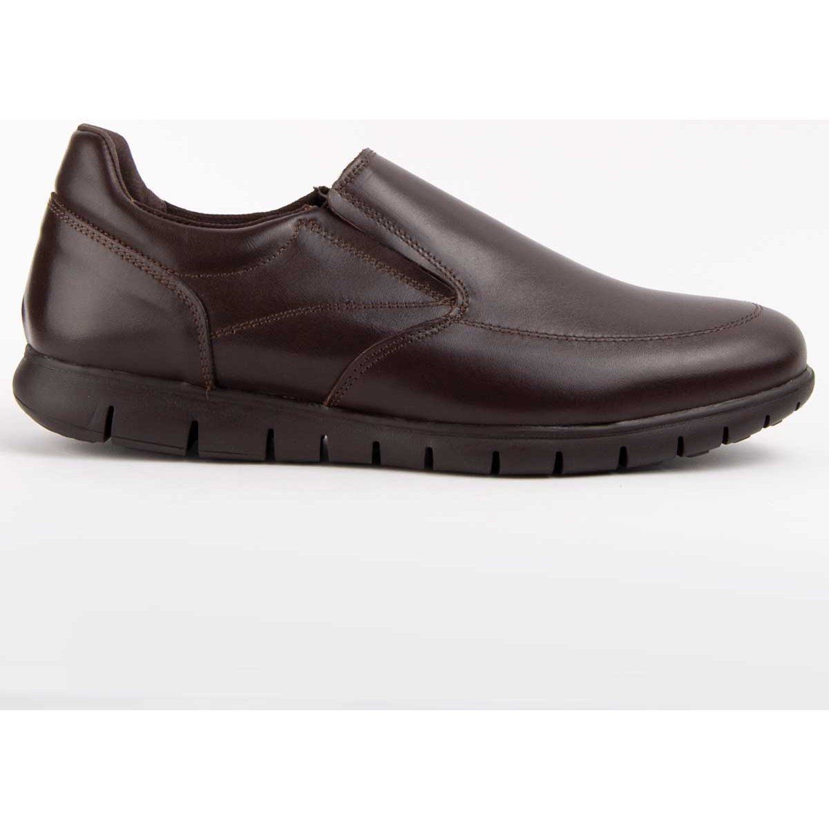 Klassischer Leder Slipper Loafer