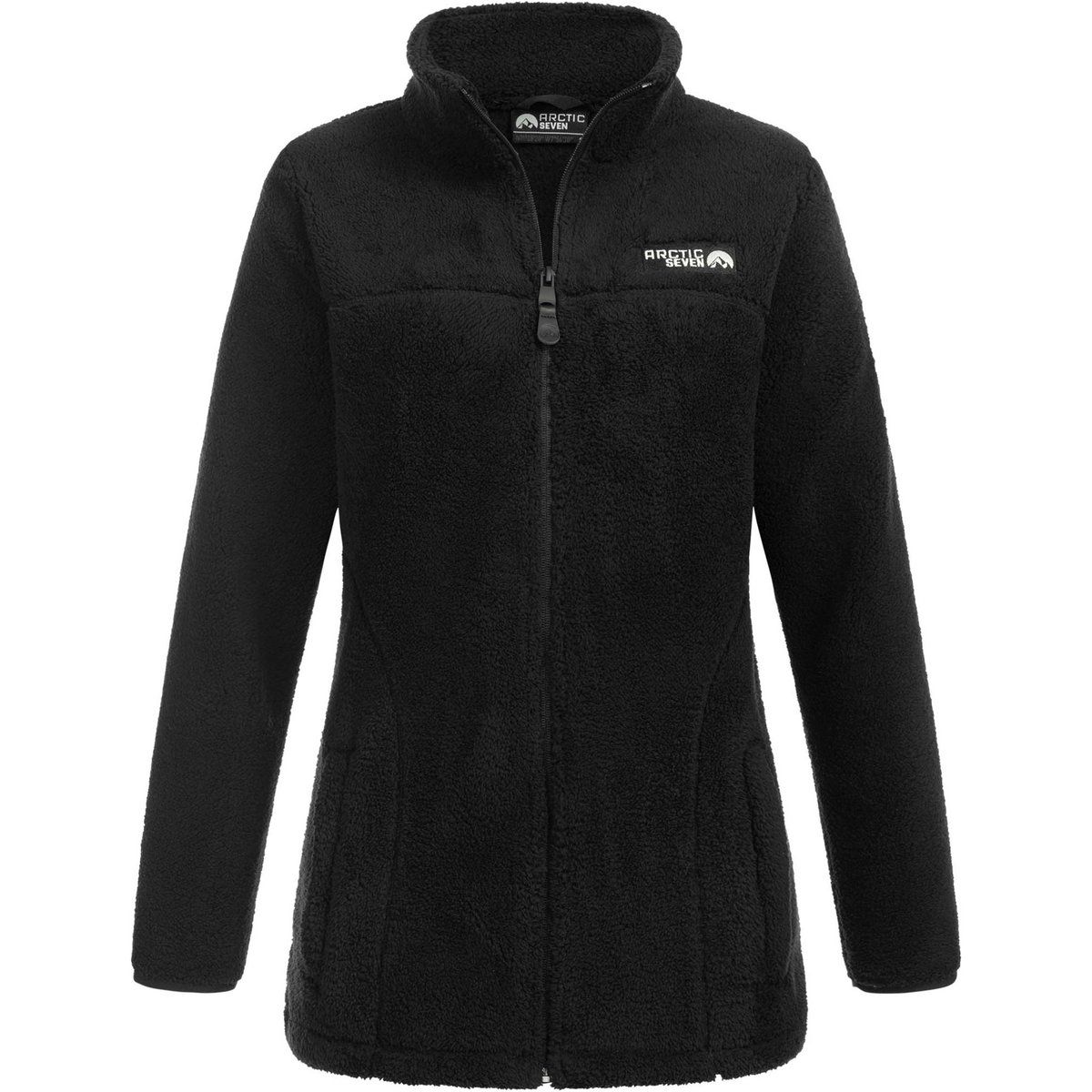 Wärmende Sherpa-Fleece Outdoorjacke