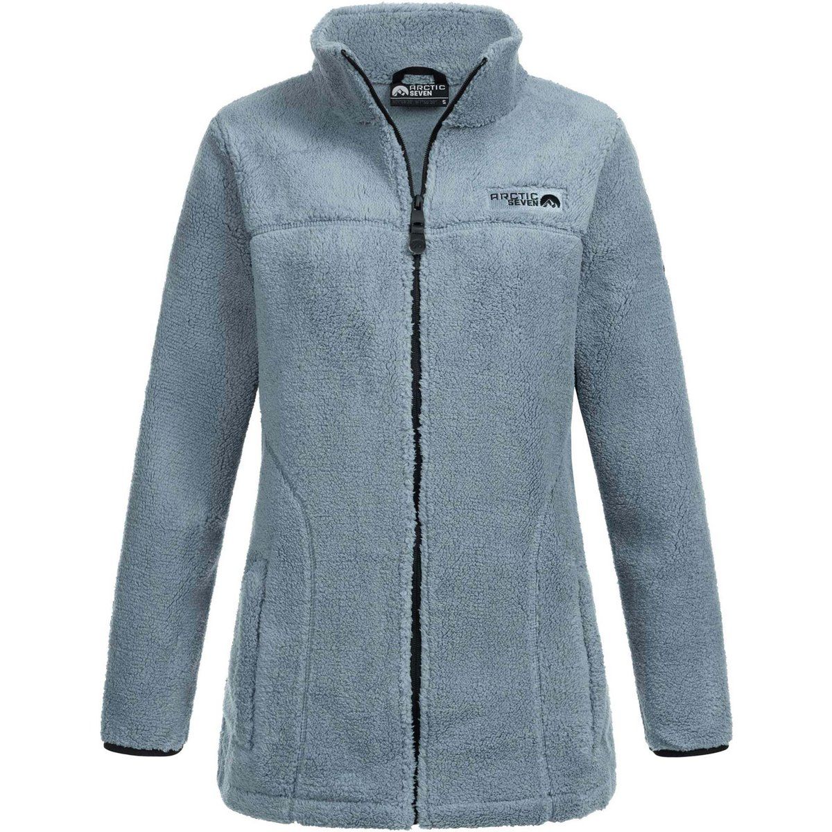 Sherpa Fleece Outdoor Jacke mit Reißverschluss