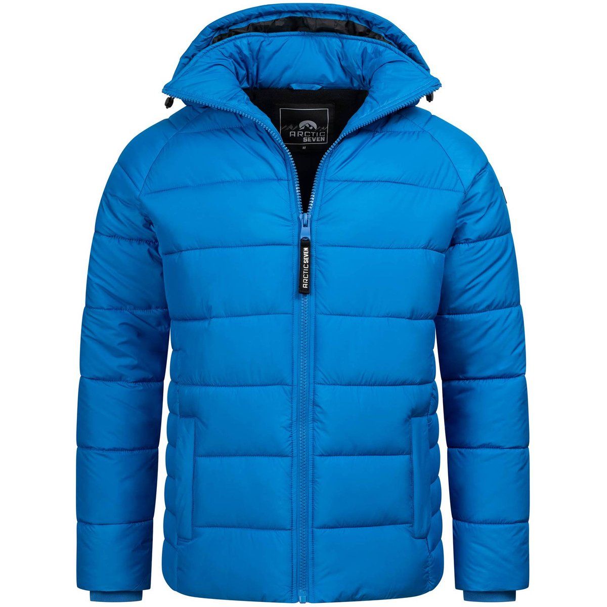 Gesteppte Herren Pufferjacke mit Kapuze