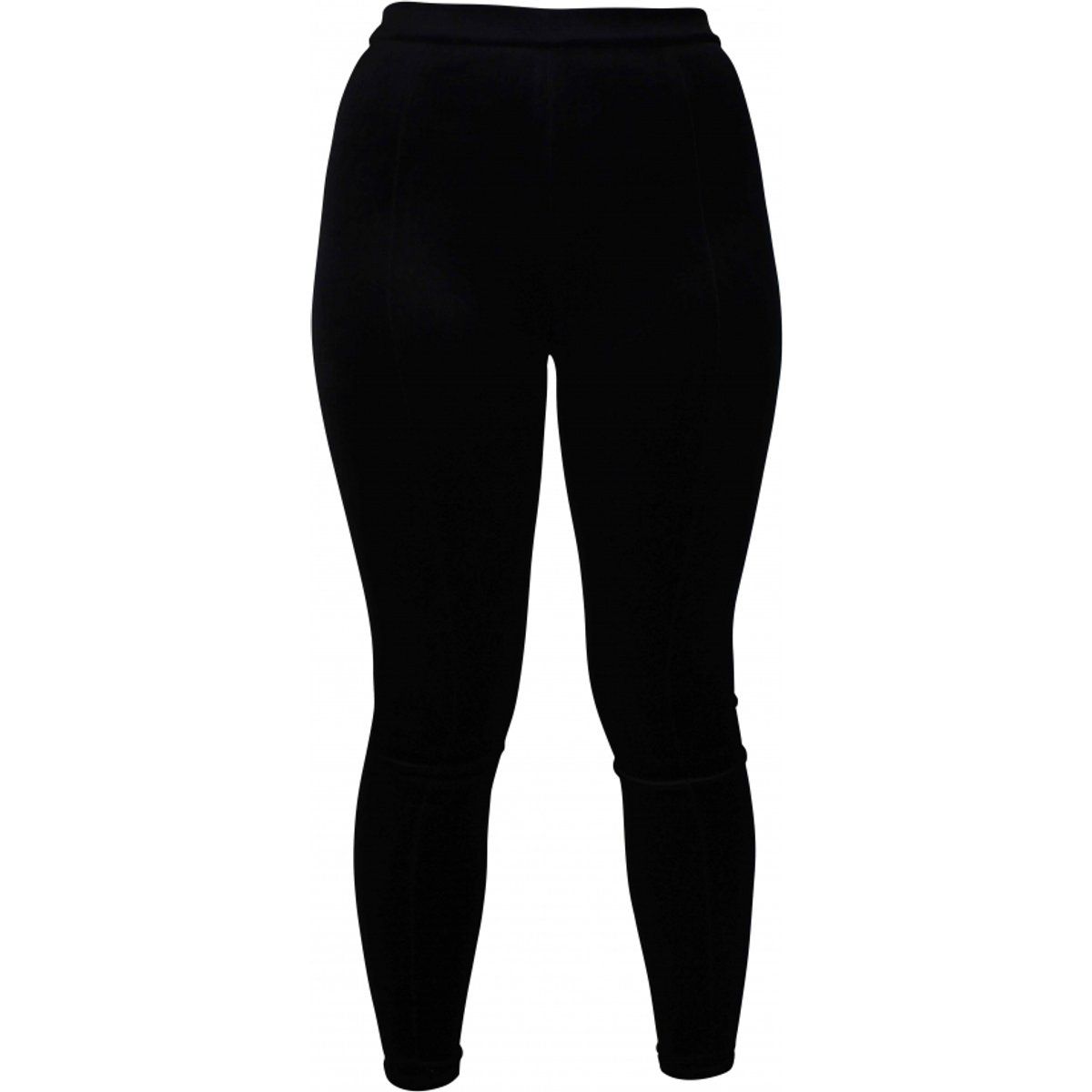 Schwarze, hoch taillierte Samt Leggings