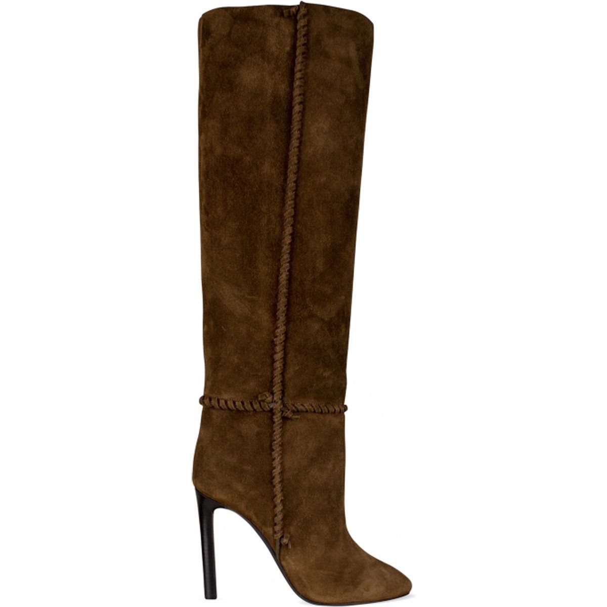 Wildleder Kniehohe Stiefel mit Absatz