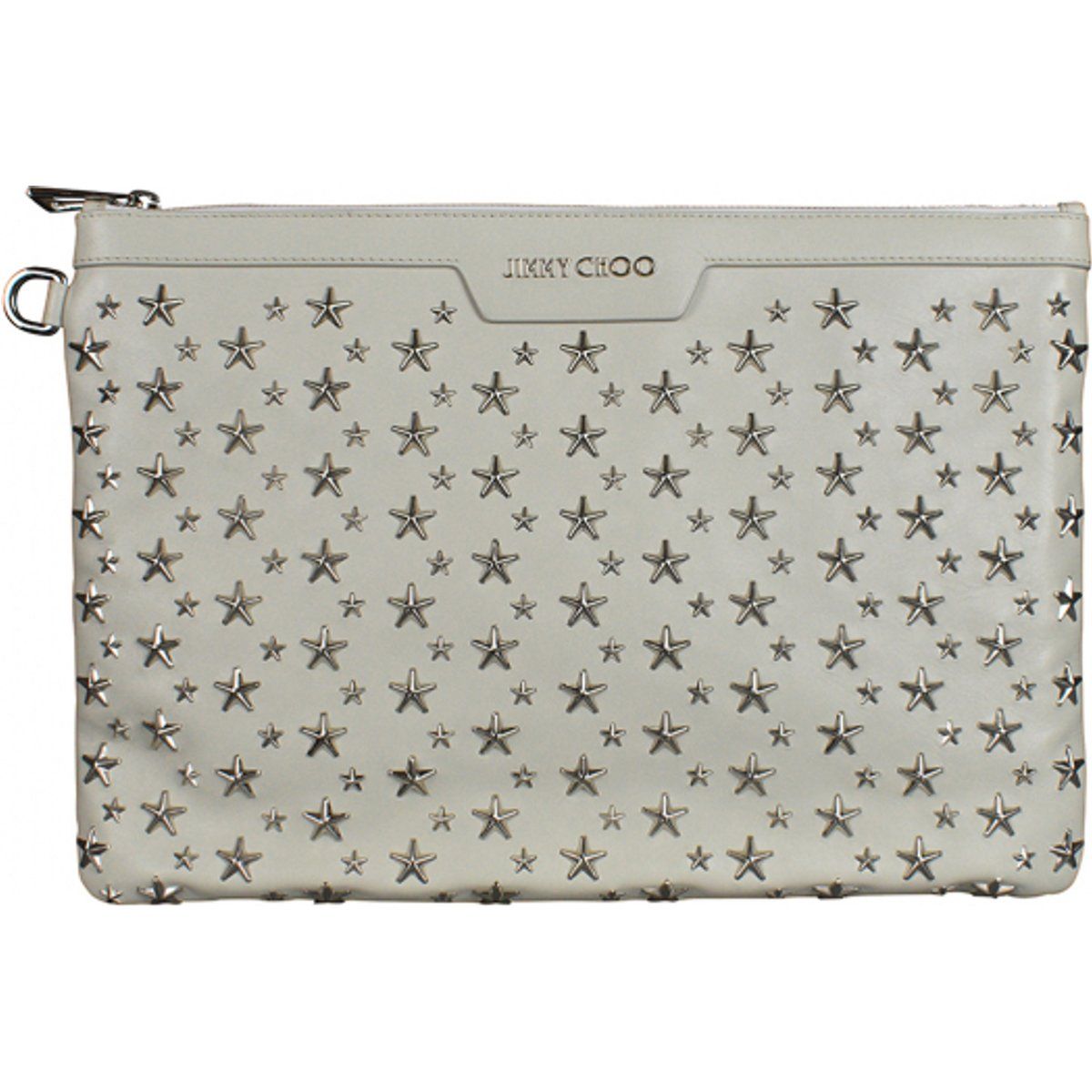 Sternbesetzte Leder Clutch