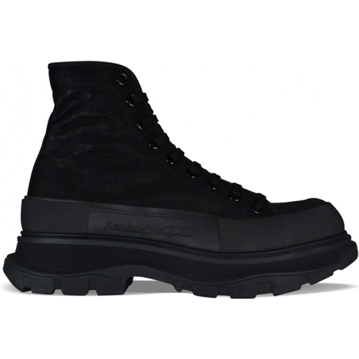 Schwarzer Tread Slick High-Top Sneaker