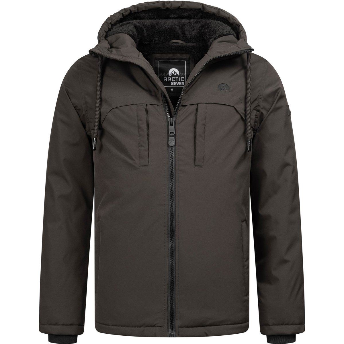 Herren Winterparka mit Kapuze, winddicht