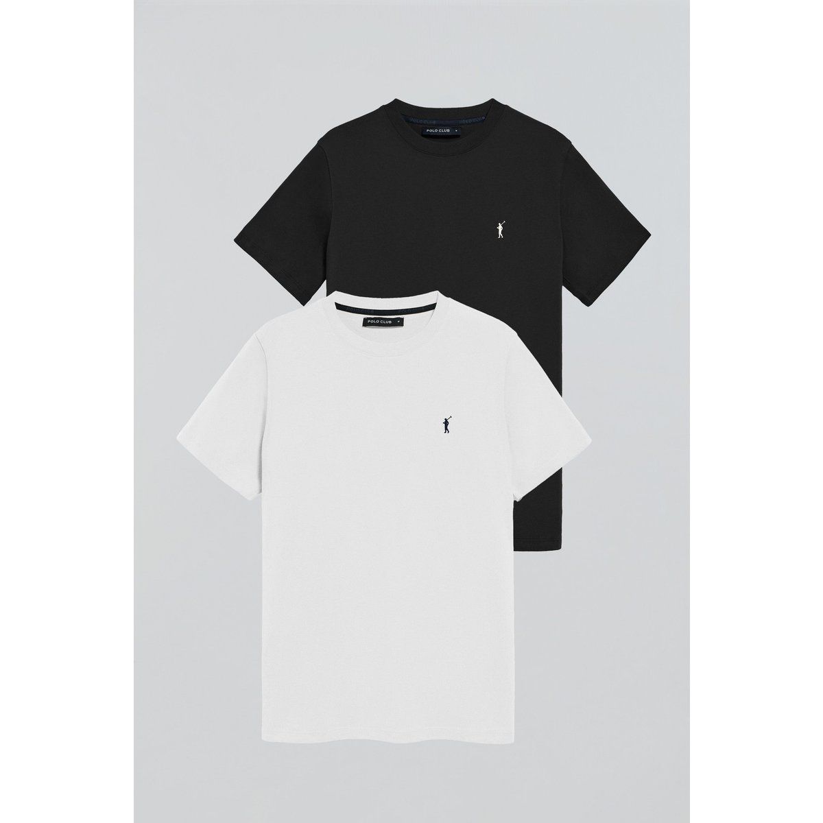 Klassisches Rundhals-T-Shirt Doppelpack