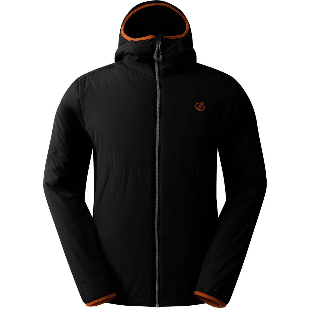 Leichte isolierte Herrenjacke mit Kapuze