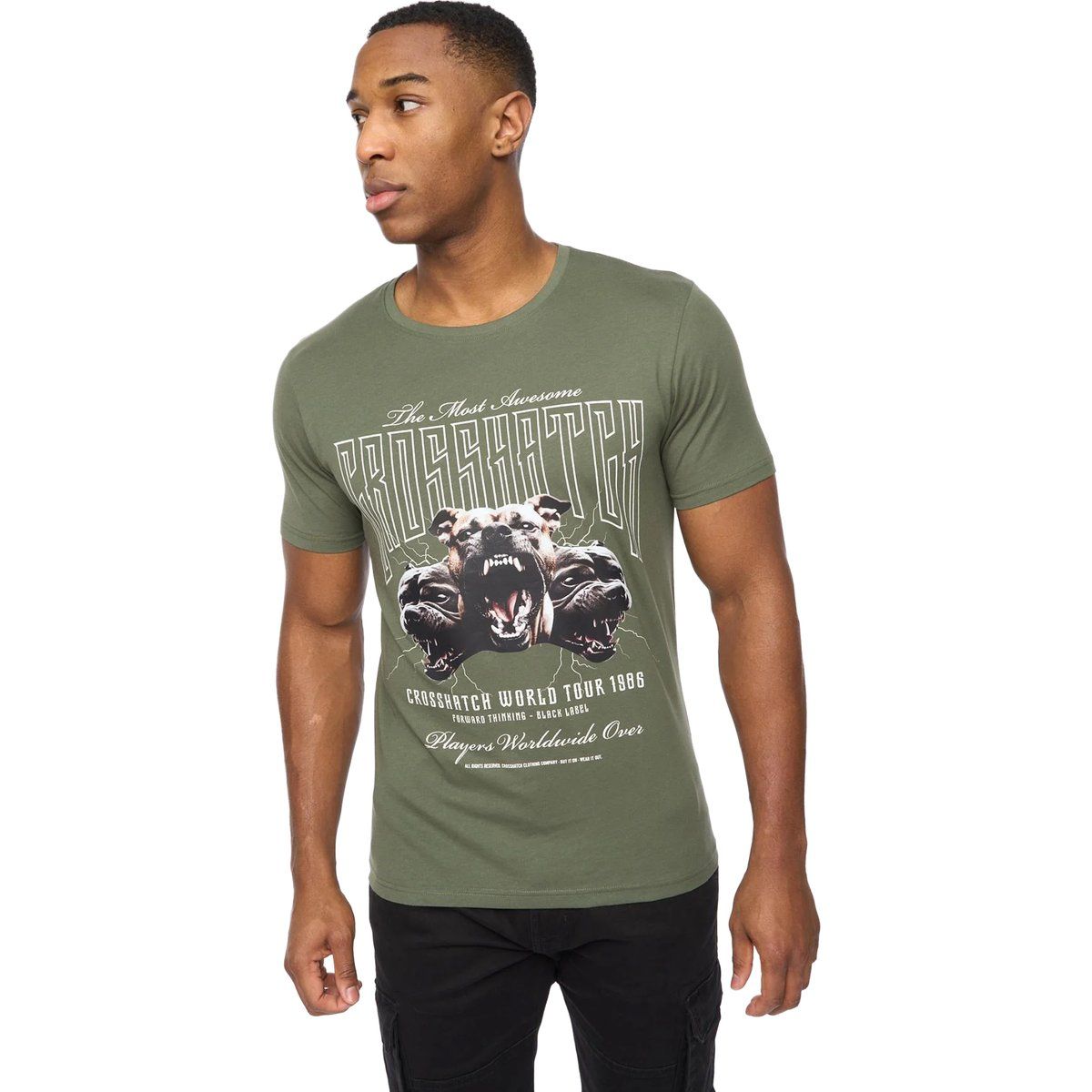 T-Shirt mit Grafikdruck und Rundhalsausschnitt