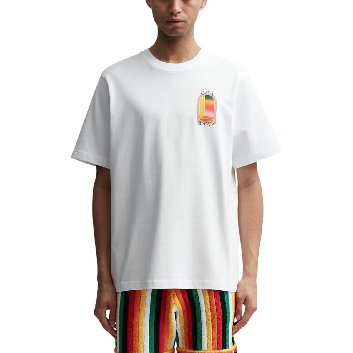 Herren Gradient Arch Grafik T-Shirt