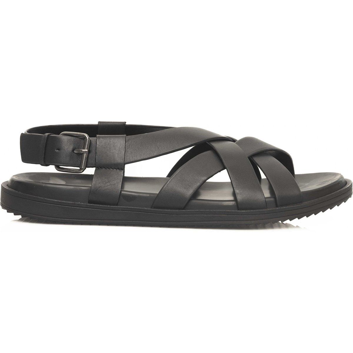 Herren Leder Kreuzriemen Sandalen