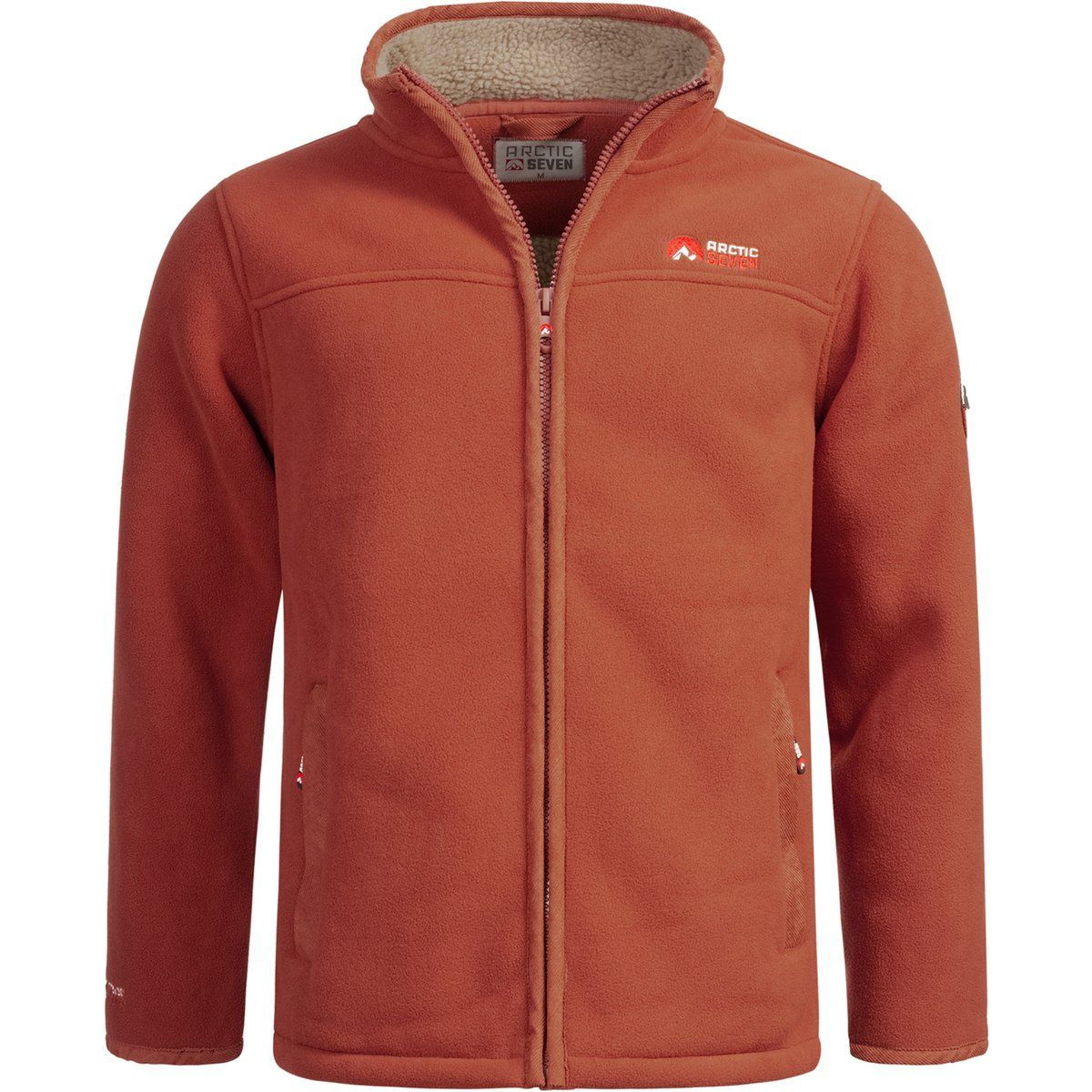 Herren Fleecejacke mit Teddyfutter