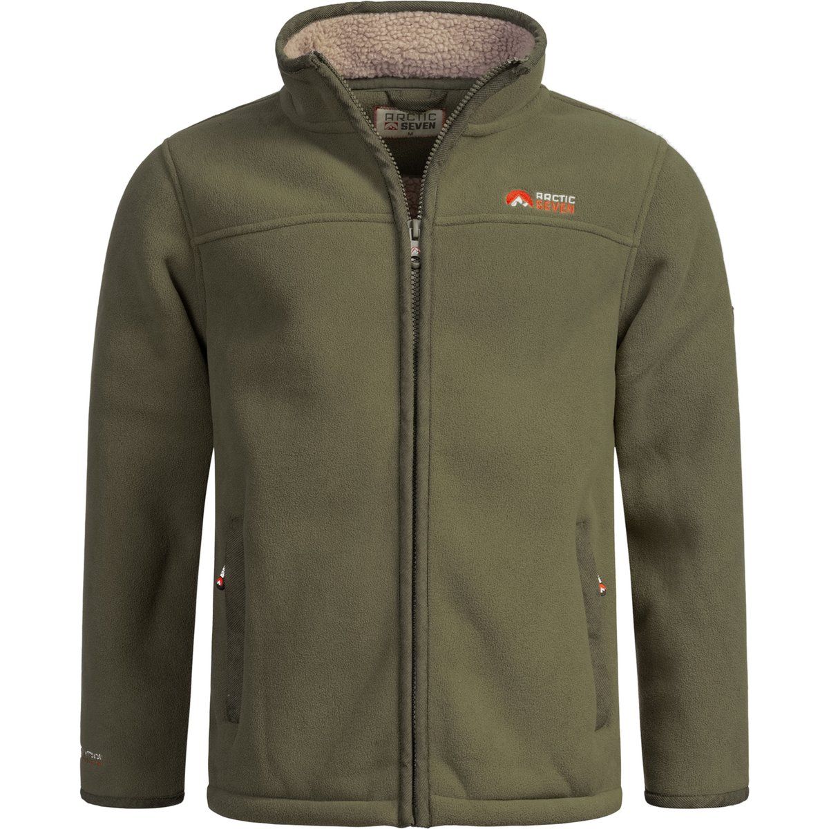 Herren Fleecejacke mit Teddyfutter