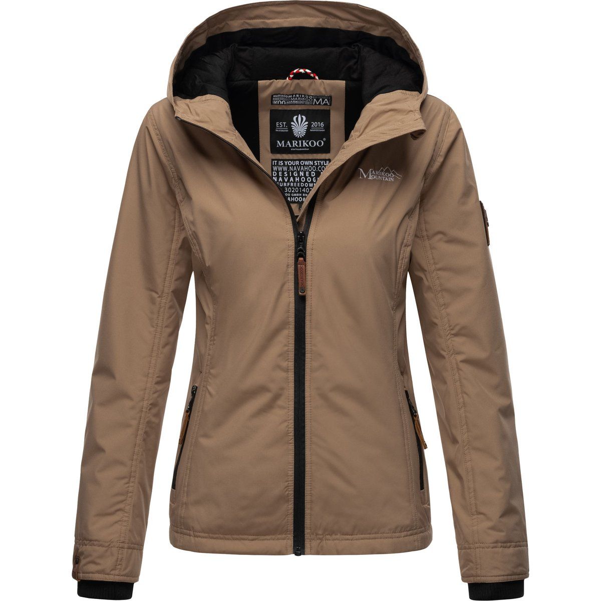 Leichte Windbreaker Jacke mit Kapuze
