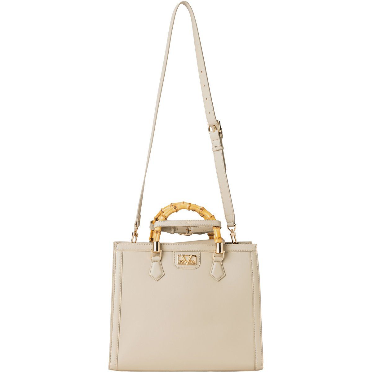 Elegante strukturierte Handtasche mit Griff