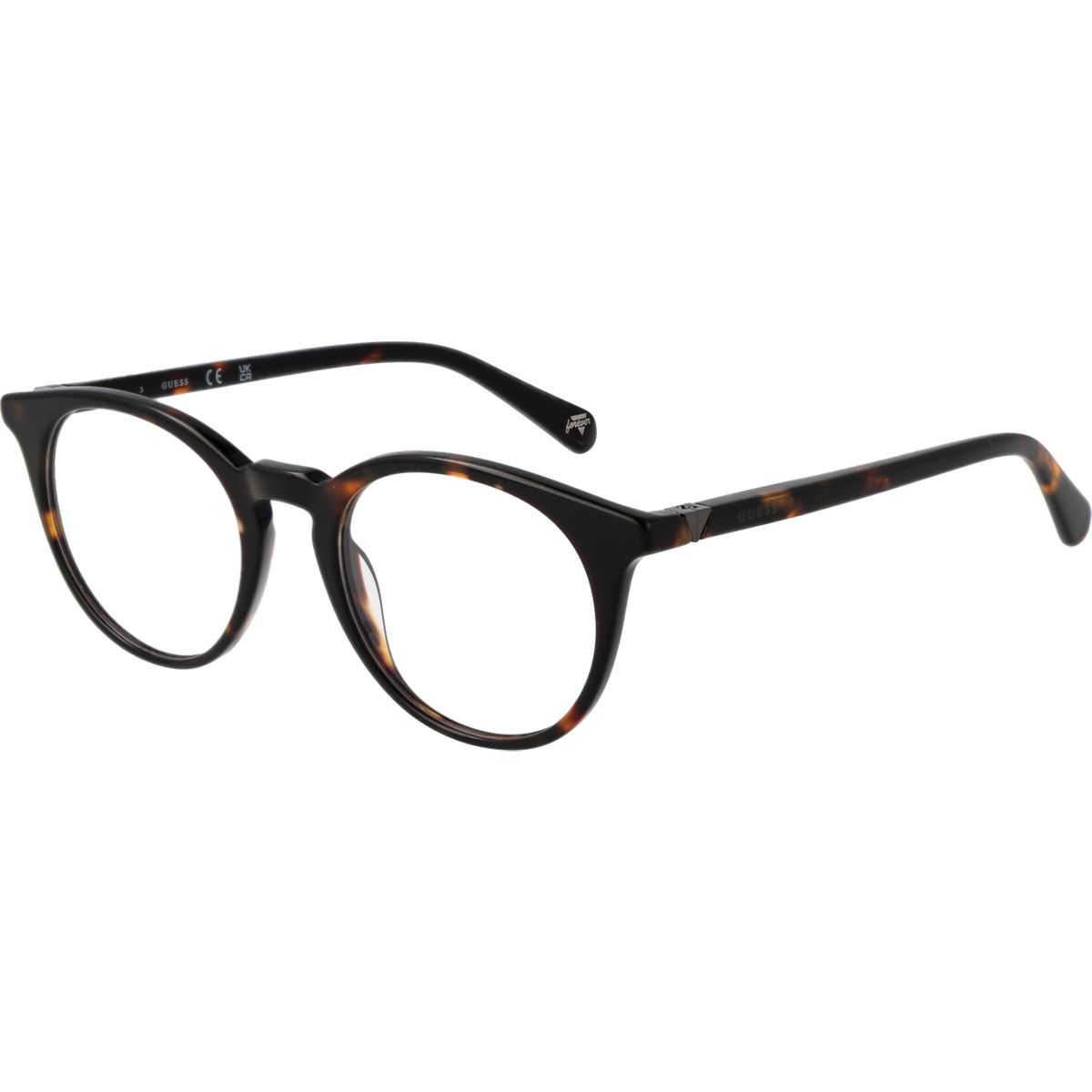 Runde Brille in Schildpatt-Optik