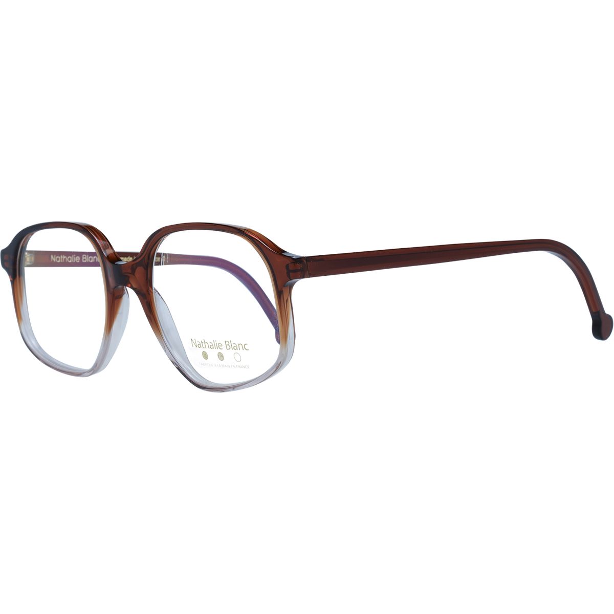 Quadratische Acetat-Brille mit Vollrand