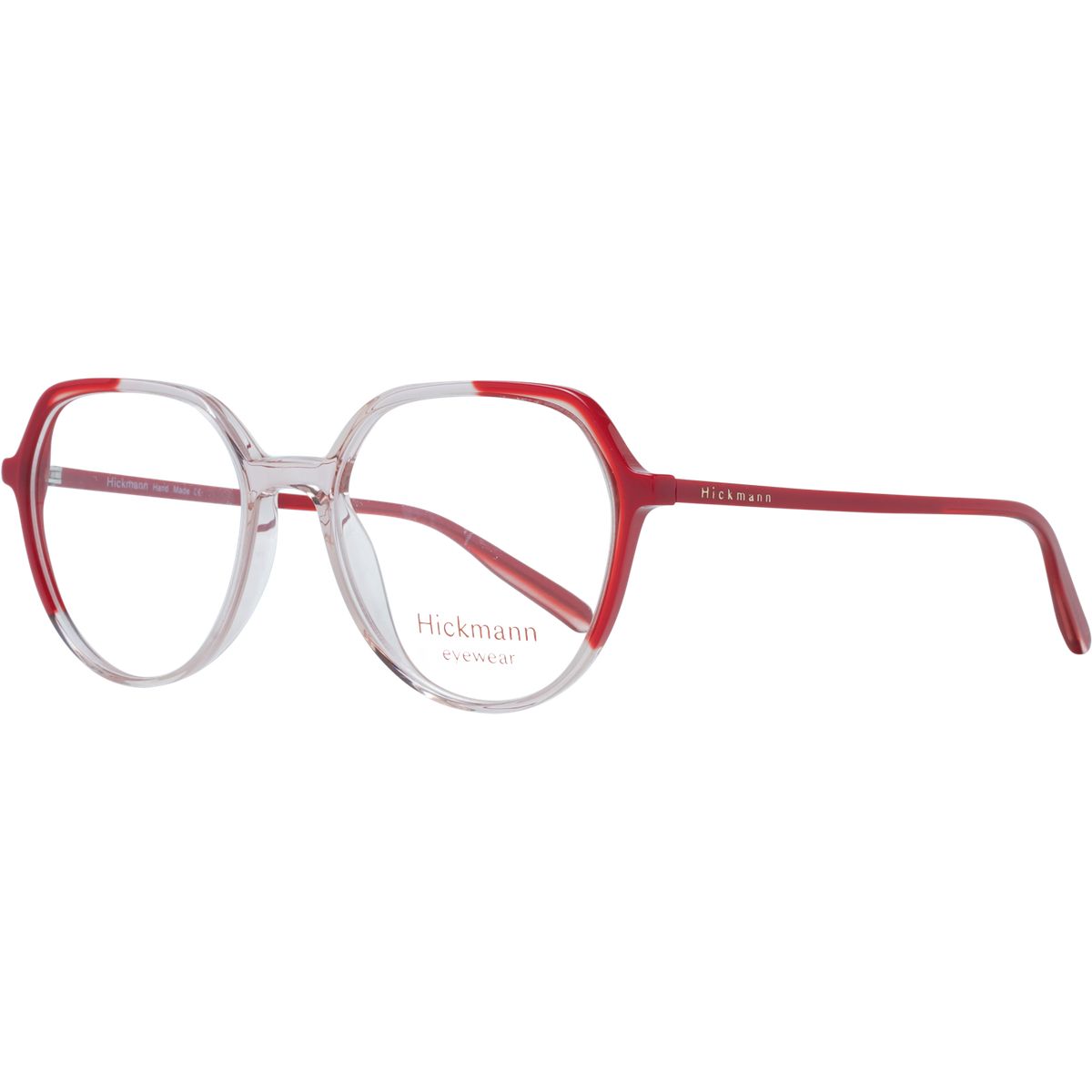 Zweifarbige Brille im Pantostil