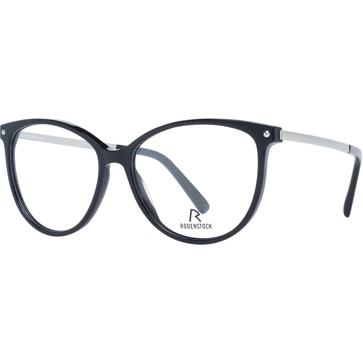 Schwarze Brille mit Schmetterlingsrahmen