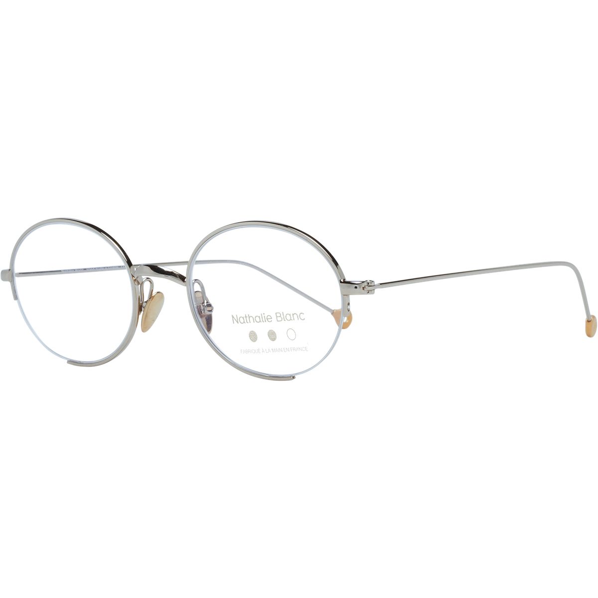 Runde Vollrand-Metallbrille