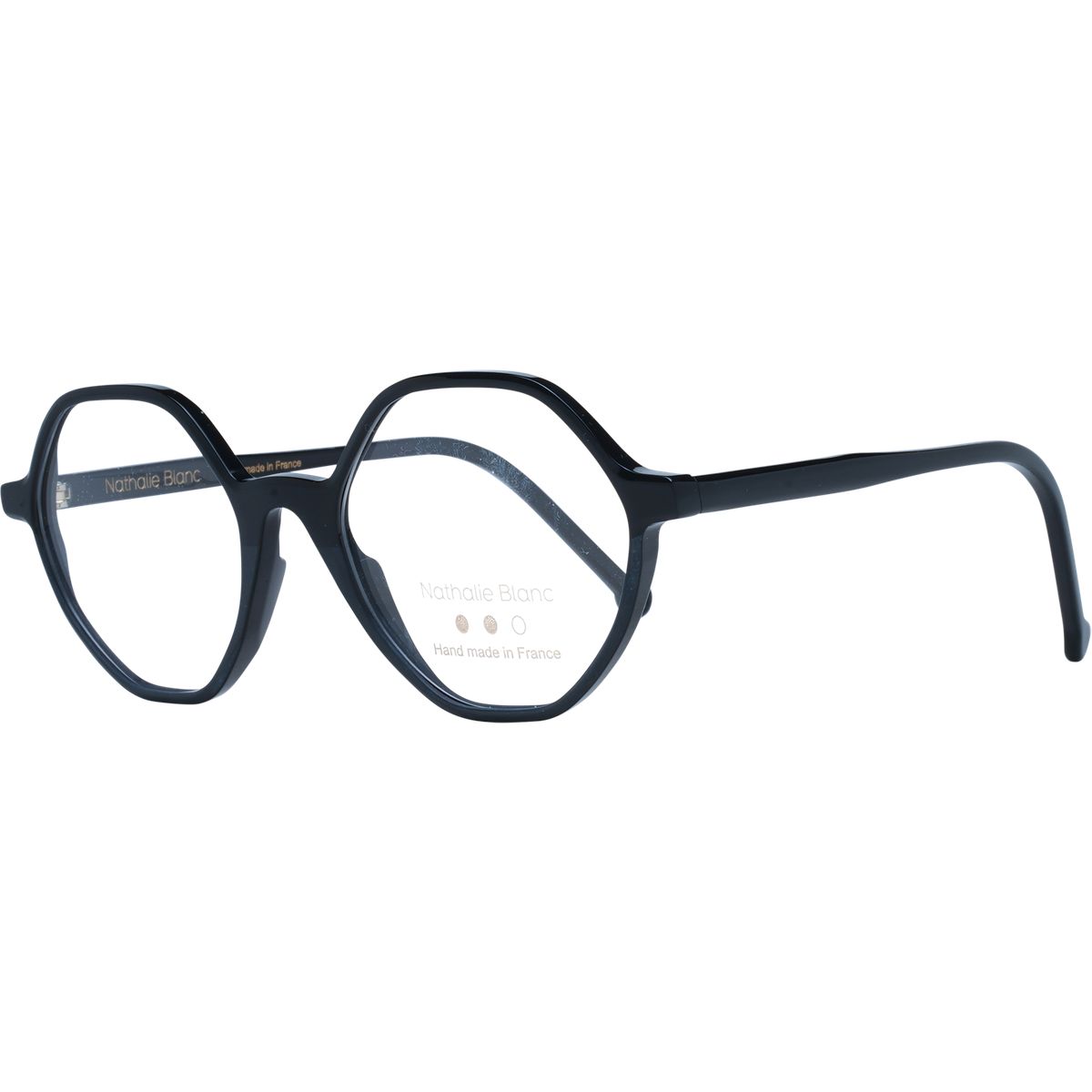 Geometrische Brille in Schwarz