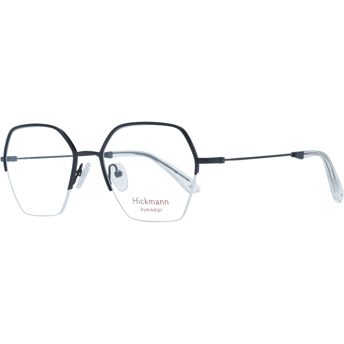 Geometrische Halbrand Brille