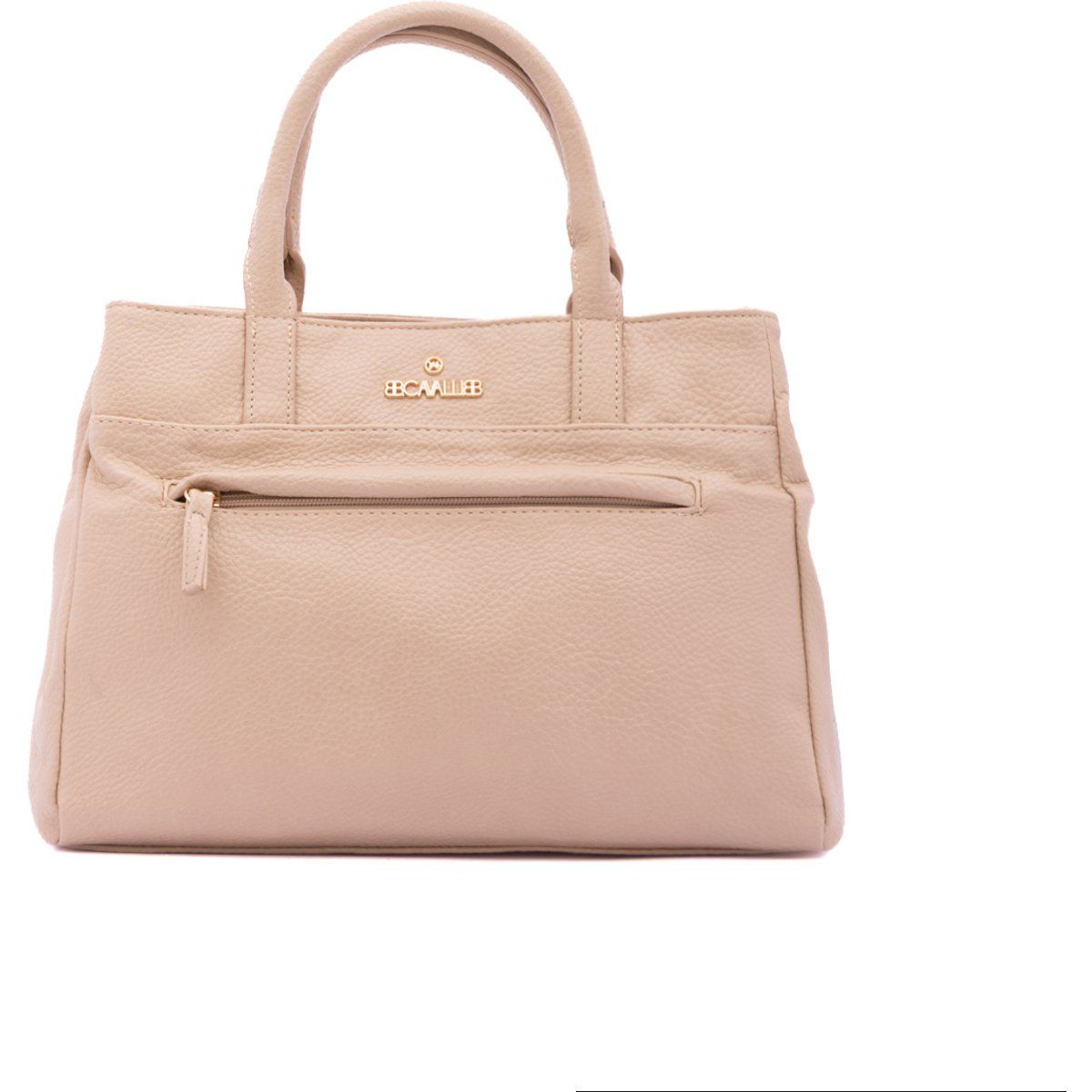 Strukturierte Kunstleder Henkeltasche