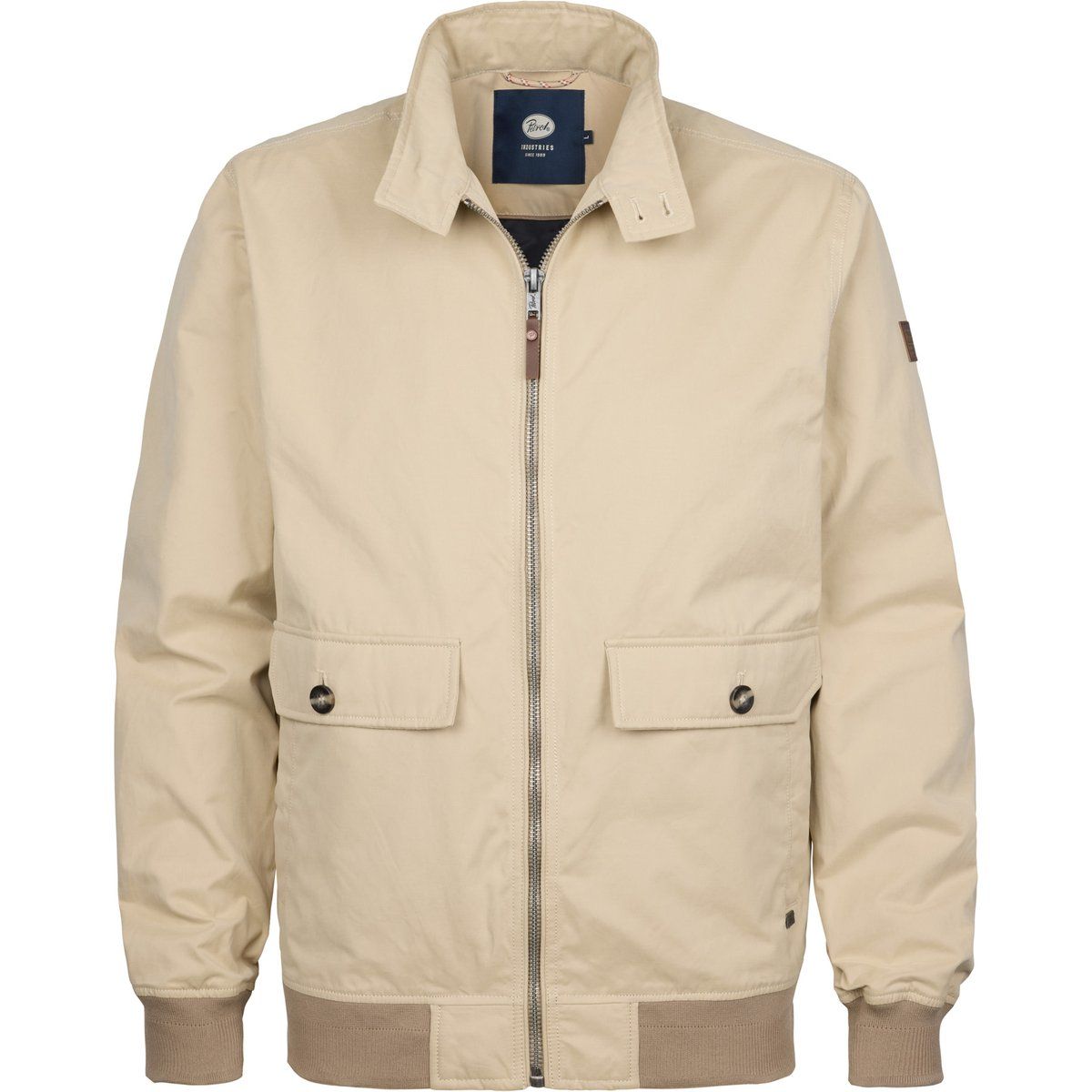 Klassische Bomberjacke mit Pattentaschen