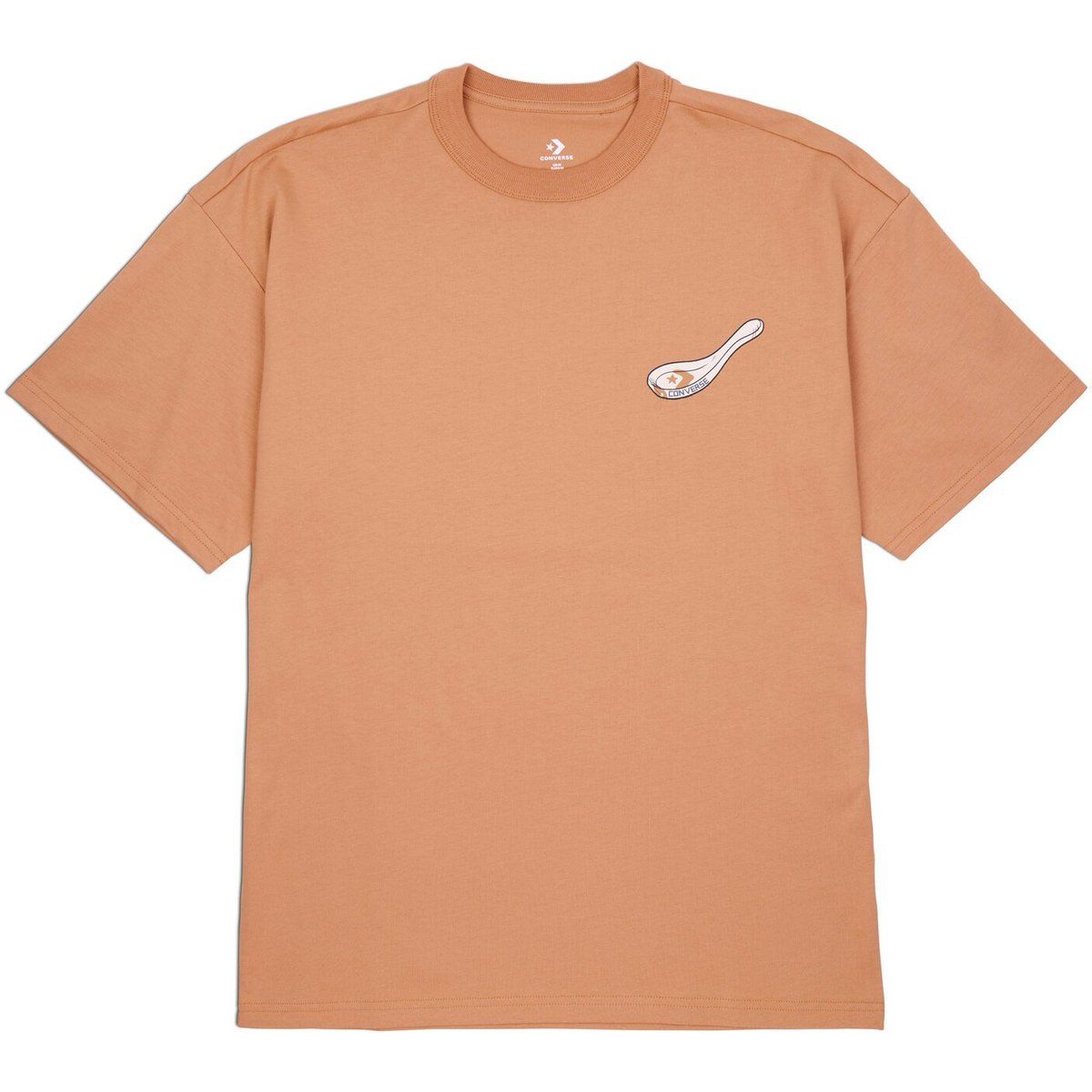 Legeres Grafik-T-Shirt mit Suppenlöffel